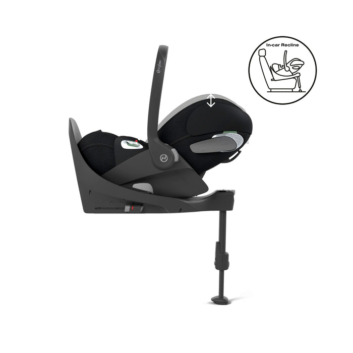 Cybex Cloud T i-Size Rotating Baby Car Seat & Isofix Base - Sepia Black Plus - June Delivery