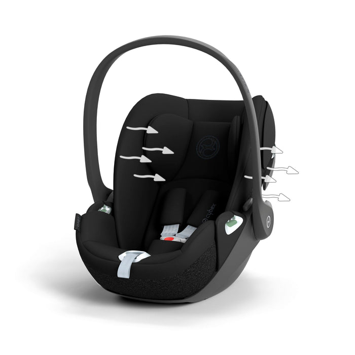 Cybex Cloud T i-Size Rotating Baby Car Seat & Isofix Base - Sepia Black - June Delivery