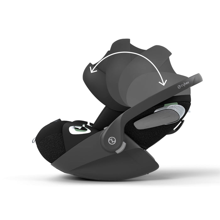 Cybex Cloud T i-Size Rotating Baby Car Seat & Isofix Base - Sepia Black - June Delivery