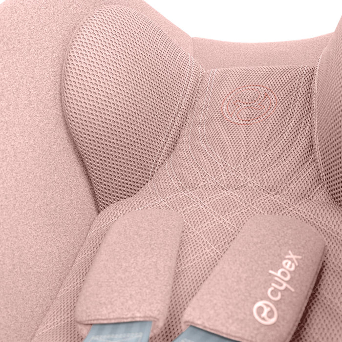 Cybex Cloud T i-Size Rotating Baby Car Seat & Isofix Base - Peach Pink Plus - June Delivery