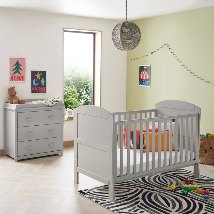 Babymore Aston 2 Piece Room Set - Grey