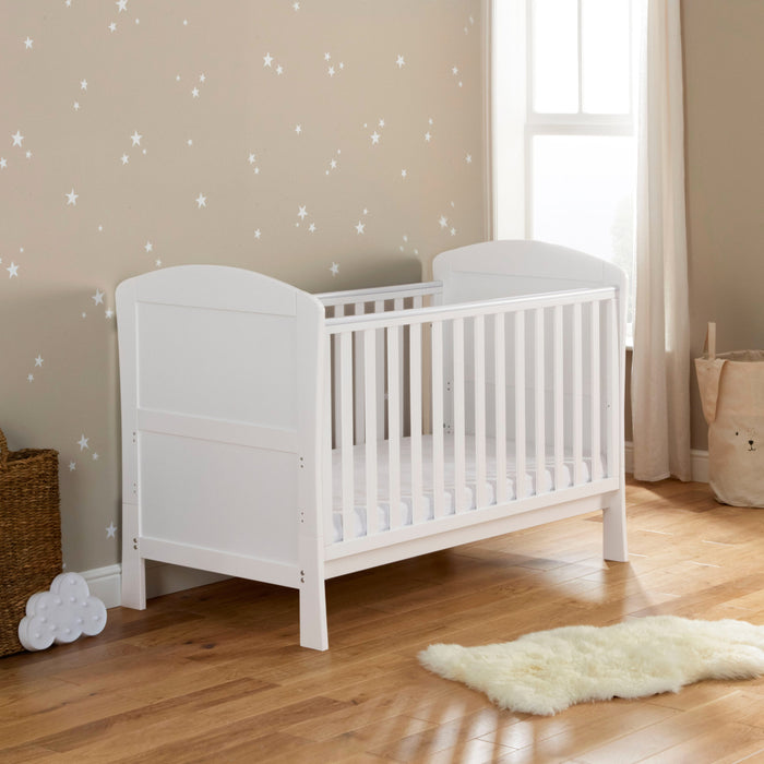 Babymore Aston 2 Piece Room Set - White - Delivery Early May