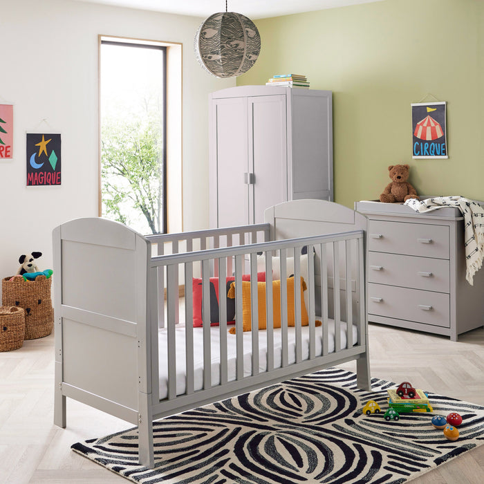 Babymore Aston 3 Piece Room Set - Grey