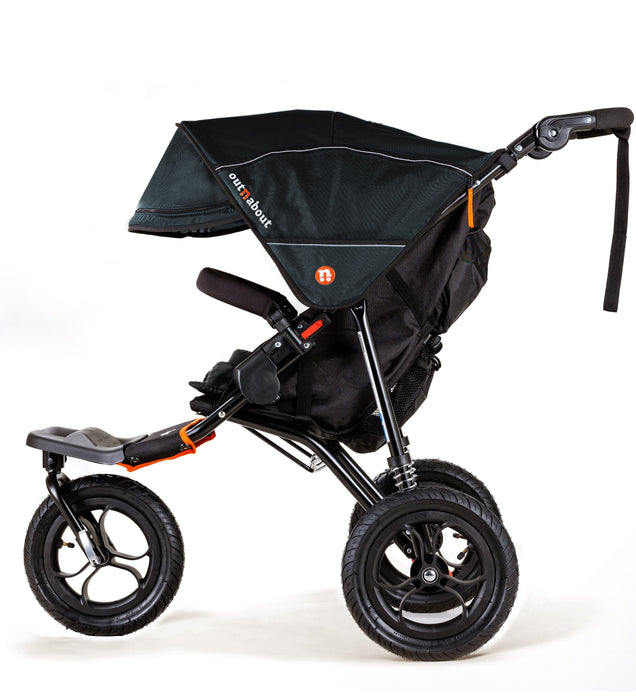 Out n About Single Nipper V5 New Parent Starter Bundle - Summit Black - Delivery Late April