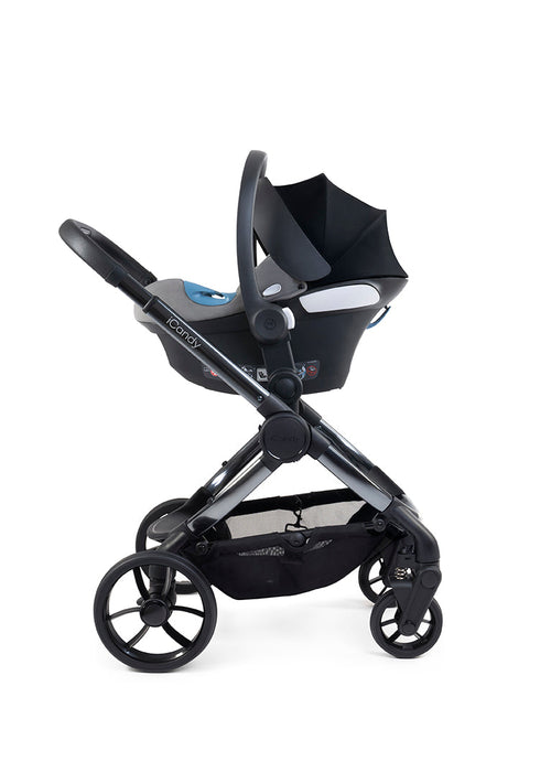 iCandy Peach 7 Complete Bundle with Cocoon Car Seat & Base - Dark Grey - May Delivery