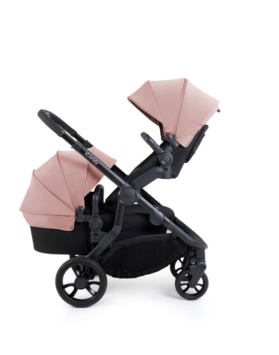 iCandy Orange 4 Pushchair with Cocoon Car Seat & Base - Jet Rose Edition - June Delivery