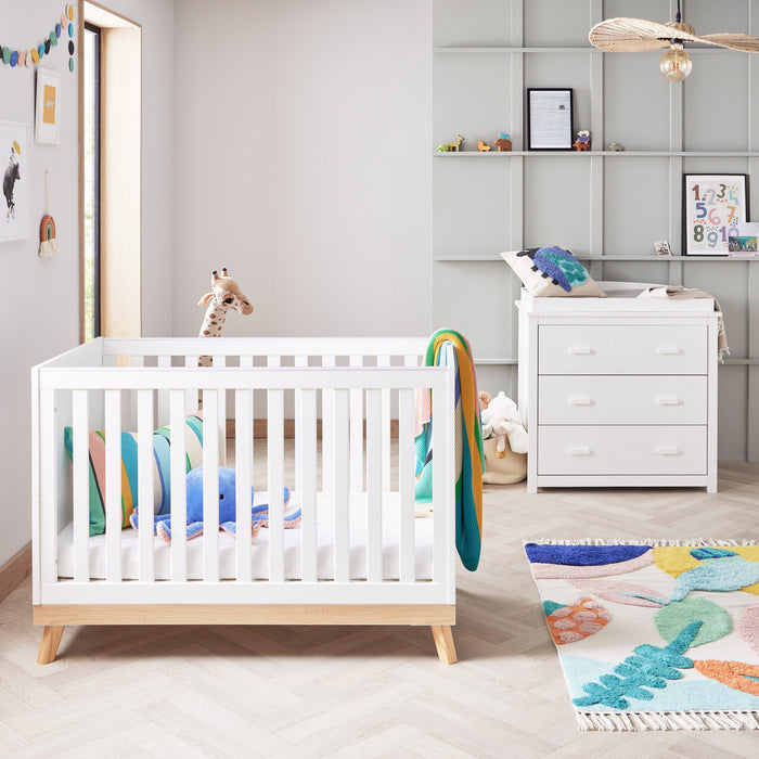 Babymore Mona Mini 2 Piece Room Set - White