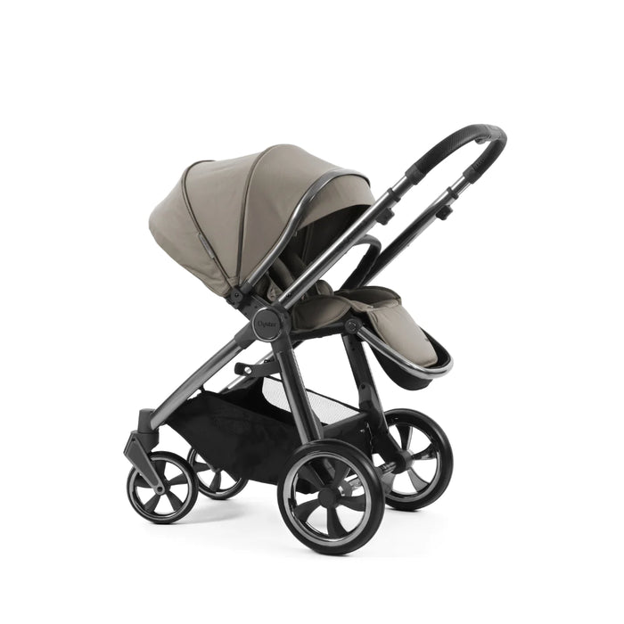 BabyStyle Oyster 3 Luxury Bundle with Cybex Cloud T Car Seat & Rotating Base - Stone - Delivery Late July