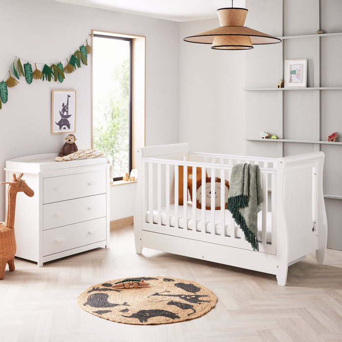 Babymore Stella 2 Piece Room Set - White