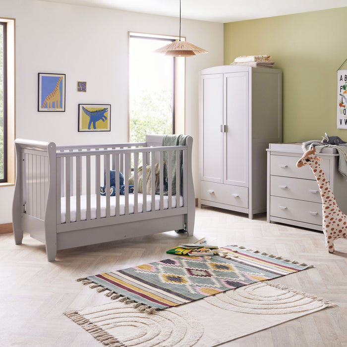 Babymore Stella 3 Piece Room Set - Grey