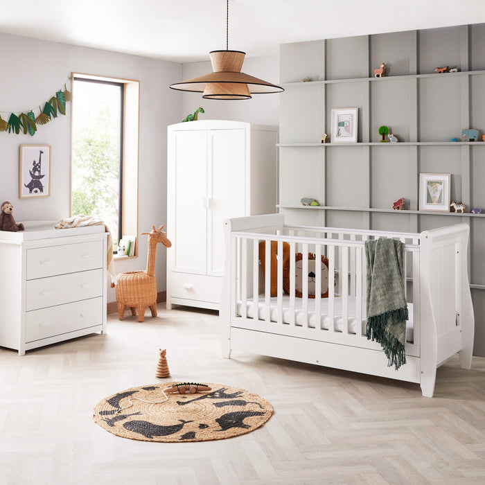 Babymore Stella 3 Piece Room Set - White