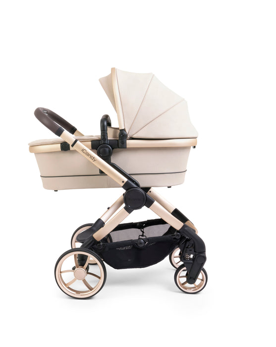 iCandy Peach 7 Complete Bundle with Cocoon Car Seat & Base - Biscotti on Blonde - May Delivery