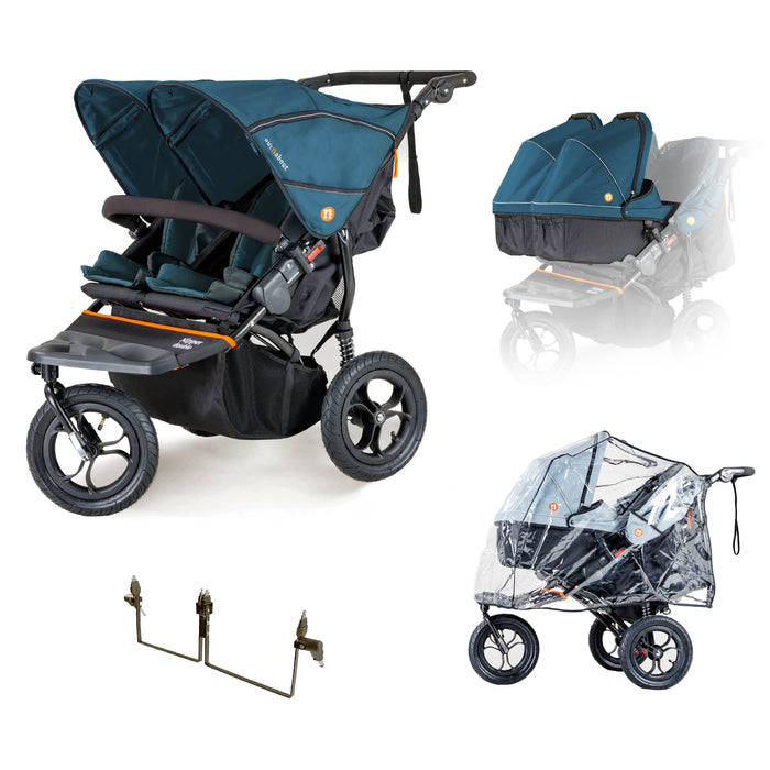 Out n About Double Nipper V5 Twin Starter Bundle - Highland Blue - Delivery Late April