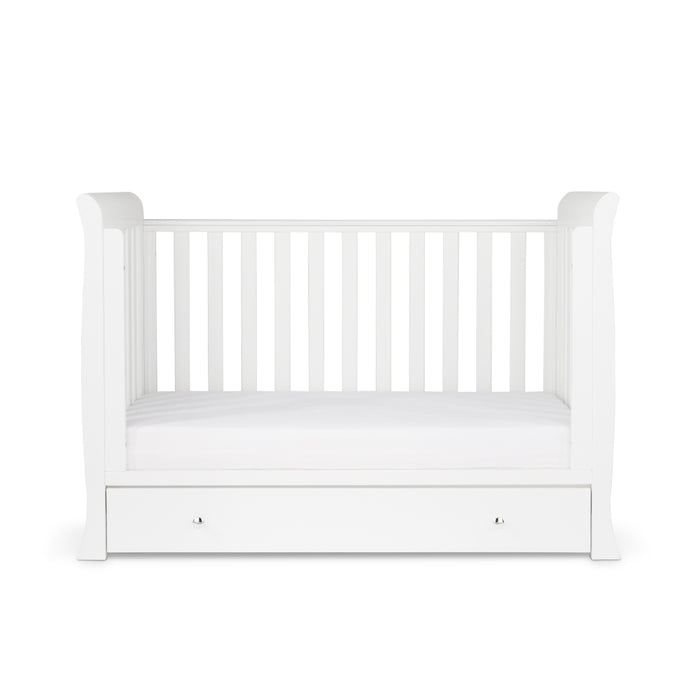 Ickle Bubba Snowdon 4 in 1 Mini Cot Bed - White