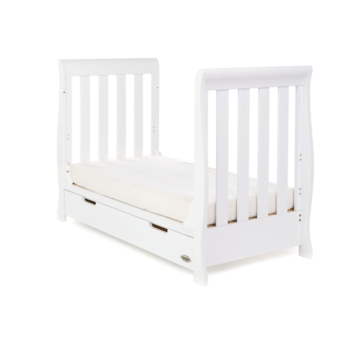 Obaby Stamford Mini Sleigh 2 Piece Room Set - White - Delivery Late April