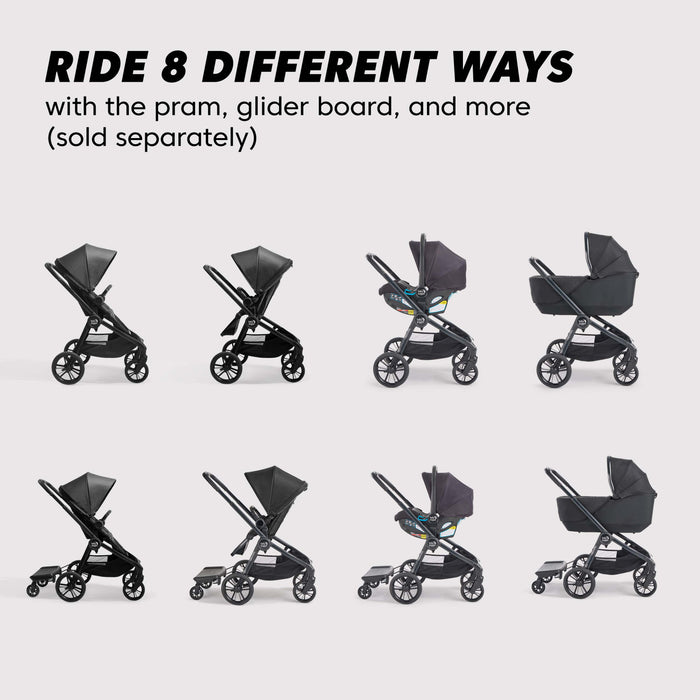 Baby Jogger City Sights Stroller Bundle - Rich Black