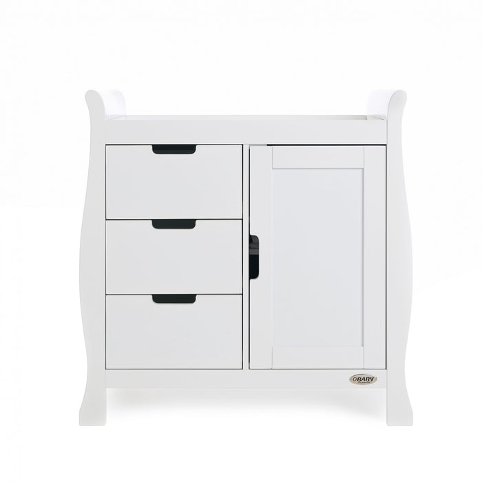 Obaby Stamford Mini Sleigh 3 Piece Room Set - White