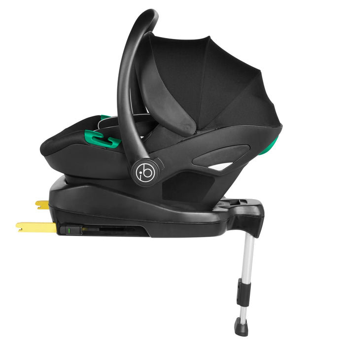 Ickle Bubba Cosmo i-Size Travel System with Isofix Base - Gunmetal/Black - Delivery Mid June