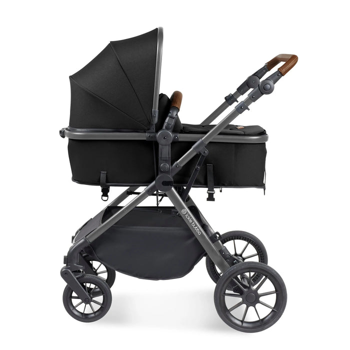 Ickle Bubba Cosmo i-Size Travel System with Isofix Base - Gunmetal/Black - Delivery Mid June