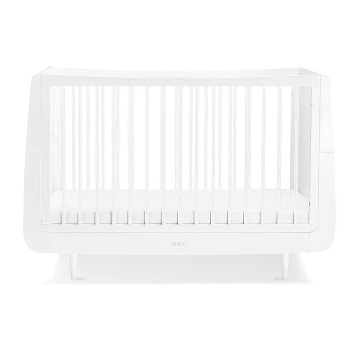 SnuzKot Cot Bed - Skandi White