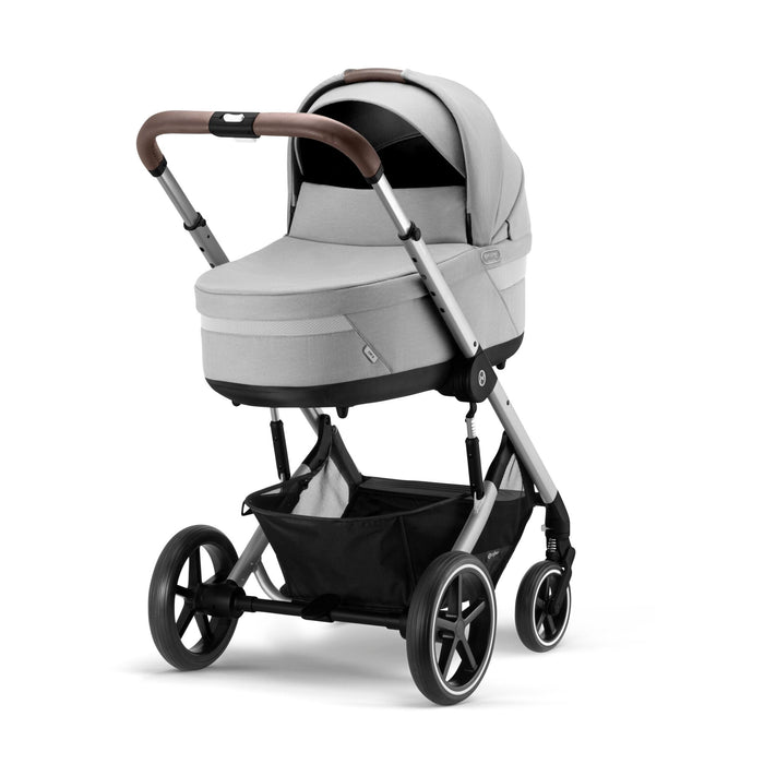 Cybex Balios S Lux Bundle with Cloud T Swivel Car Seat & Base - Lava Grey/Silver Frame - Late June Delivery