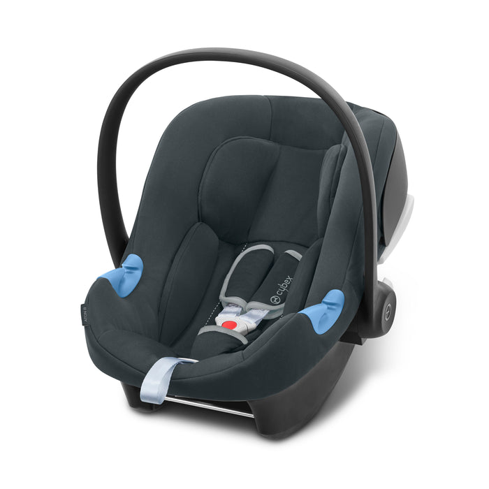 Cybex Aton B2 i-Size Infant Car Seat & Base One Isofix Base - Steel Grey - Delivery Early June