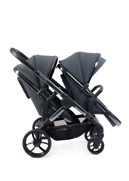 iCandy Peach 7 Twin - Dark Grey - Late May Delivery