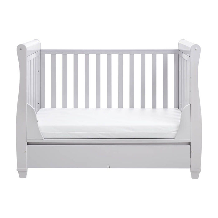 Babymore Eva Drop Side Cot Bed - Grey