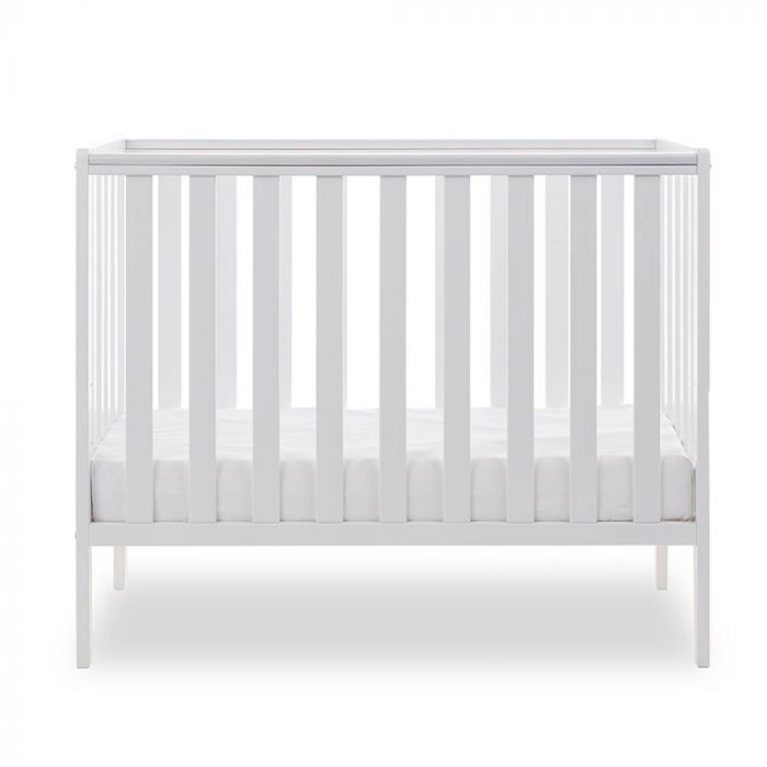 Obaby Bantam Space Saver Cot - White - Delivery Early May