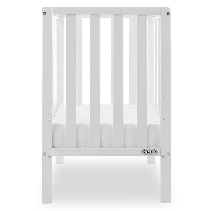 Obaby Bantam Space Saver Cot - White - Delivery Early May