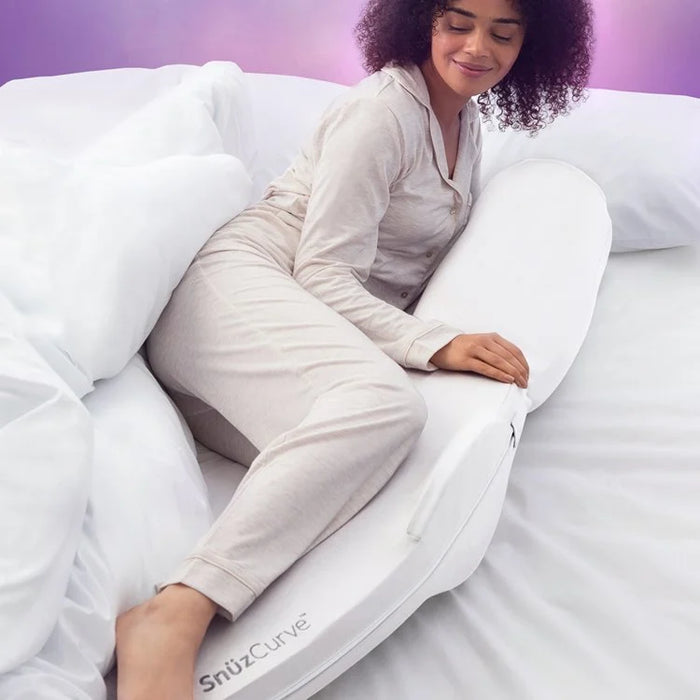 SnuzCurve Pregnancy Pillow- White