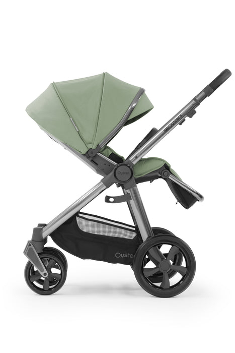BabyStyle Oyster 3 Pushchair - Spearmint on Gunmetal Chassis - Delivery Late June