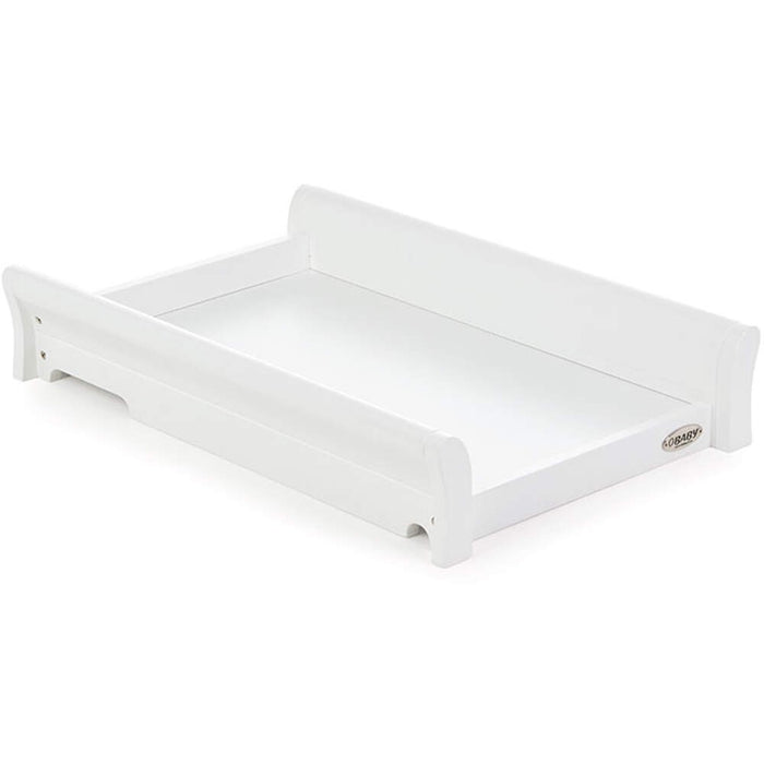 Obaby Stamford Cot Top Changer - White - Low Stock