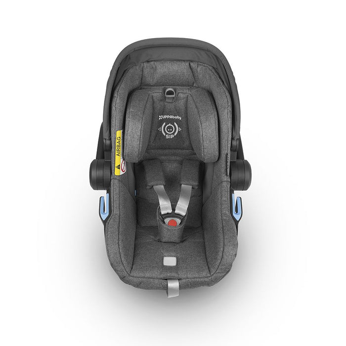 UPPAbaby Mesa i-Size Infant Car Seat - Jordan (Black/Grey Melange) - with FREE Isofix Base