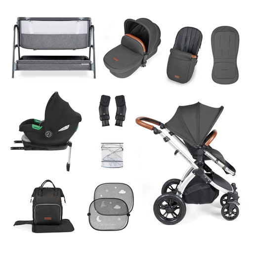 Ickle Bubba Stomp Luxe i-Size Travel System Home Bundle with