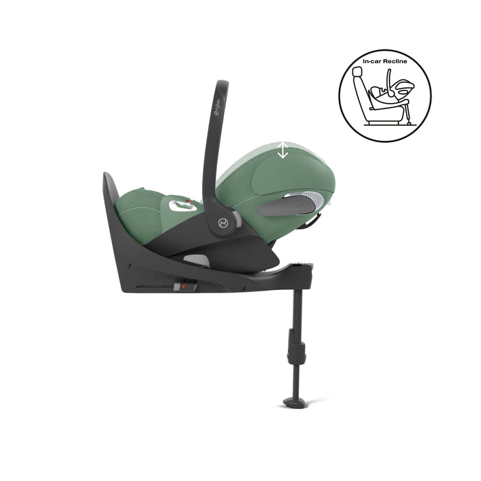 Cybex Cloud T i-Size Rotating Baby Car Seat & Isofix Base - Leaf Green Plus - June Delivery