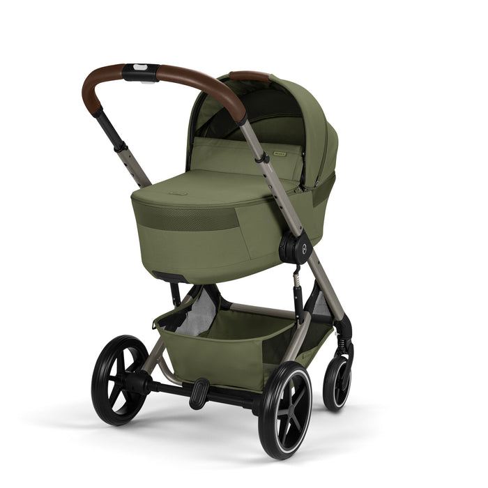 Cybex Balios S Lux Pushchair + Fold Carrycot - Moss Green