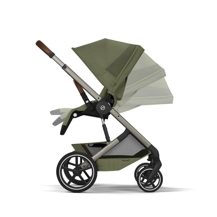 Cybex Balios Fold Cot Travel System - Moss Green