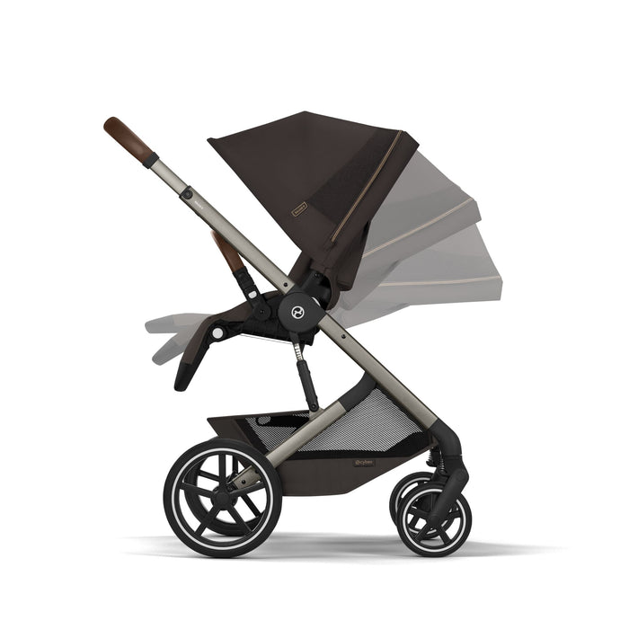 Cybex Balios Fold Cot Travel System - Chocolate Brown
