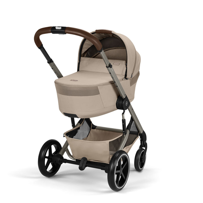 Cybex Balios S Lux Pushchair + Fold Carrycot - Almond Beige