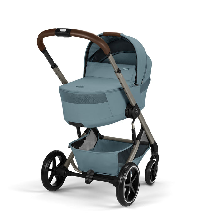 Cybex Balios S Lux Pushchair + Fold Carrycot - Stormy Blue