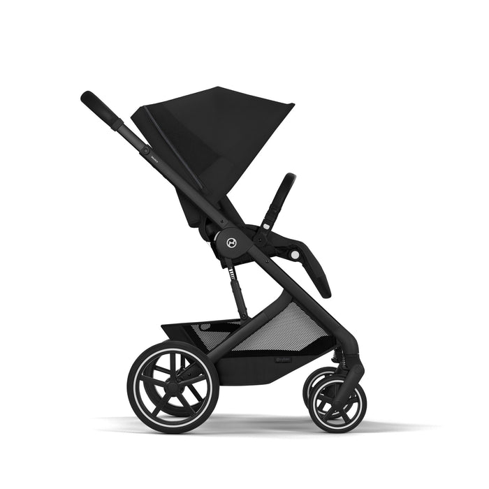 Cybex Balios S Lux Pushchair + Fold Carrycot - Moon Black - Delivery Late August