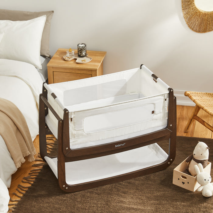 SnuzPod 4 Bedside Crib - The Natural Edit Ebony