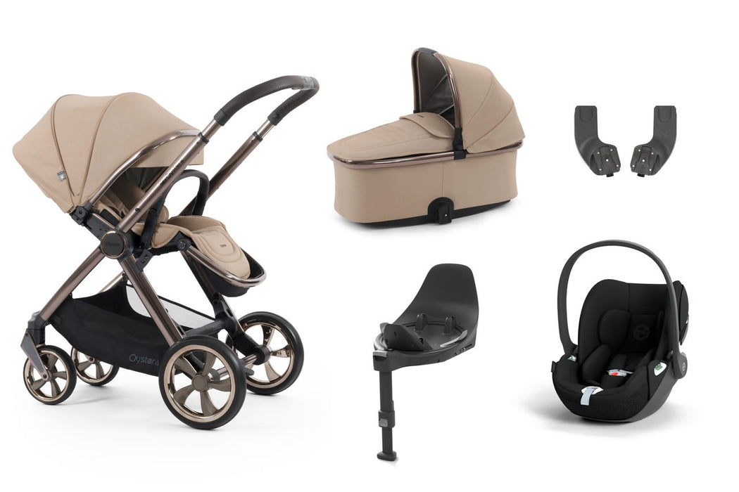 BabyStyle Oyster 4 in Fawn Essential Bundle with Cybex Cloud T and Base