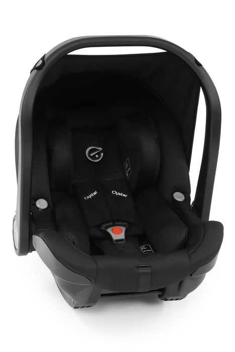 BabyStyle Oyster 3 Essential Bundle with Capsule i-Size Car Seat & Oyster Duofix Base - Pixel on Gloss Black Chassis - Delivery Mid July