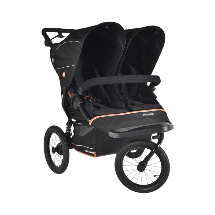 Out n About Nipper V6 Plus Double Pushchair - Summit Black