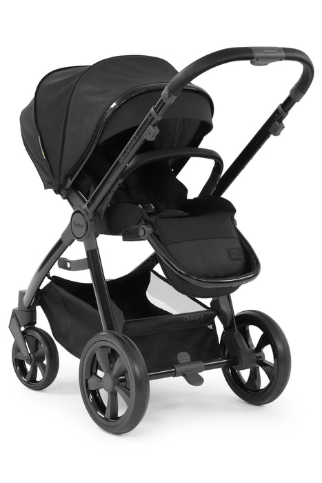 NEW BabyStyle Oyster 3 Luxury Bundle with Capsule i-Size Car Seat & Oyster Duofix Base - Pixel on Gloss Black Chassis - Delivery Late Feb