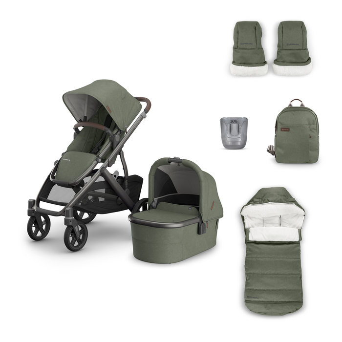 UPPAbaby Vista V3 in Evelyn with Accessories Pack
