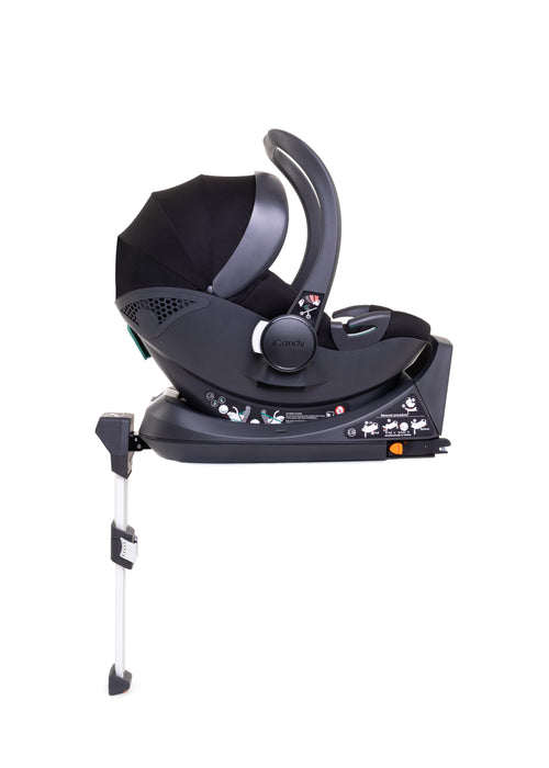 iCandy Orange 4 Pushchair with Cocoon Car Seat & Base - Jet Black Edition
