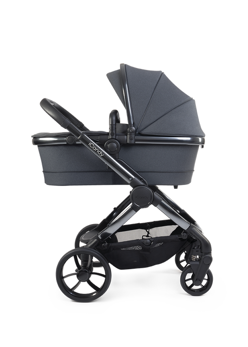iCandy Peach 7 Complete Bundle with Cocoon Car Seat & Base - Dark Grey - January Delivery